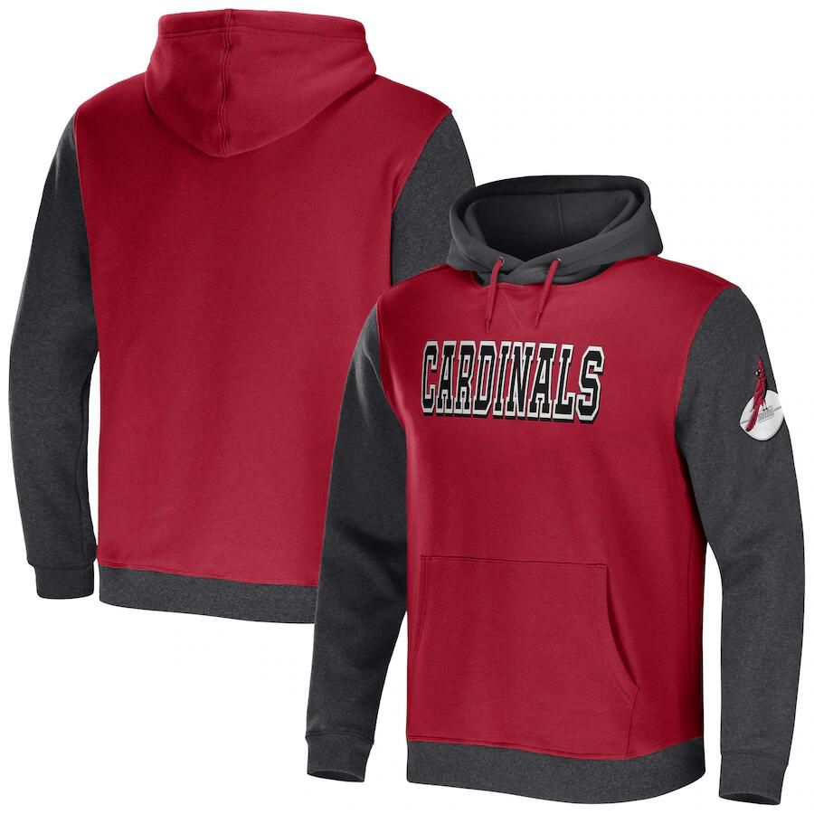 Men 2023 NFL Arizona Cardinals red Sweatshirt style 3